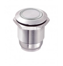 Bouton poussoir anti vandalisme étanche 19 ou 22 mm - CODE BP 002