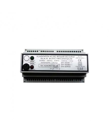 Alimentation secourue 12V / 1A | ALMORES ALMO12VRES1AMP