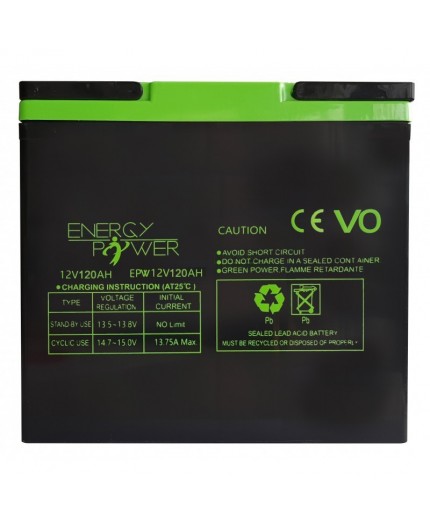Batterie étanche au plomb 12V / 120 Ah Batterie étanche au plomb 12V / 120 Ah EPW12V120AH