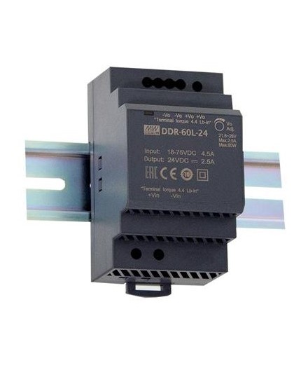 Convertisseur DC/DC 24V / 2,5A | MEAN WELL
